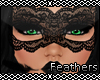 F Black Lace Mask