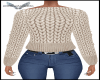 Cable Knit Sweater Cream
