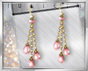 J! Pink drop earrings