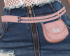 E* Pink Belt Bag