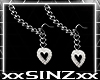 Kylie Heart Earrings X
