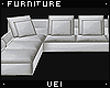 v. White Sectional Couch