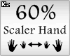 scaler hand 60%