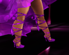Sexy Gothic Purple Heels
