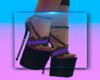 Sexy Purple/Black Heels