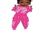 kids pink love pj's