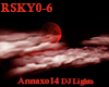 DJ Light Red Moon Sky