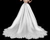 Wht Lace Bridal Train S