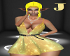 *J* Gold Party Dress RXL