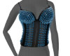 Disaster Corset Blue