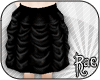 R| Ruffle Skirt |Black