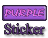 Purple Luv Sticker