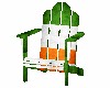 (LA) Irish Flag Chair