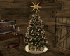 CD Cabin Christmas Tree