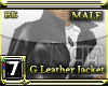 [BE] G LEATHER JACKET G