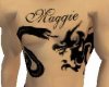DragonSnake Maggie Tat