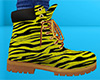 Yellow Stripe Work Boots (M)