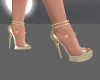 Crystl heart  Beige Gold