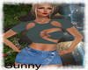 *SW*Light Blk Top Skort
