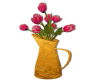 Tulips in a Pitcher Vase