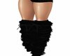 Moschino Fur Boots Black