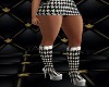 Lexie Blk &White Boots