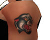 ML M Panther Head Tattoo