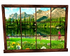 Mountian Scenery Window 