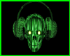 DJ Light Skull Green