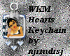 WKM Hearts Keychain