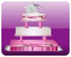 *Pink Rose* Wedding Cake