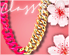 C. Pink&Gold Chain