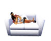 (Gab) Lay Couch White