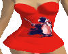 red MJ mini dress