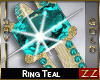ZZ Oceanic Teal Ring