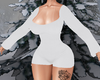 𝓚|jumpsuit mini white