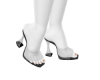 Gray & Clear Kitten Heel
