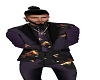 Purple lily pants