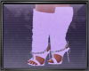 Lavender Sweater Heels
