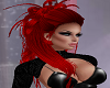 Red Goth Hairstyle