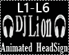 Animated Head Sign