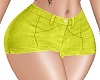 Lemon Denim Skirt