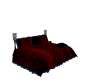 red poseless bed