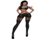 Black sexy cat pants UA