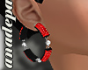 [A&P]anne red earrings