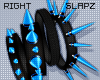 !!S Spiked Brace Blue