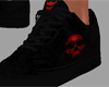 Red Skull Devil Shoes M