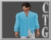 CTG OCEAN BLUE HALF TUCK