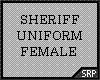 Sheriff Uniform Female