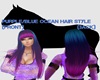 Purple/Blue Ocean Hair